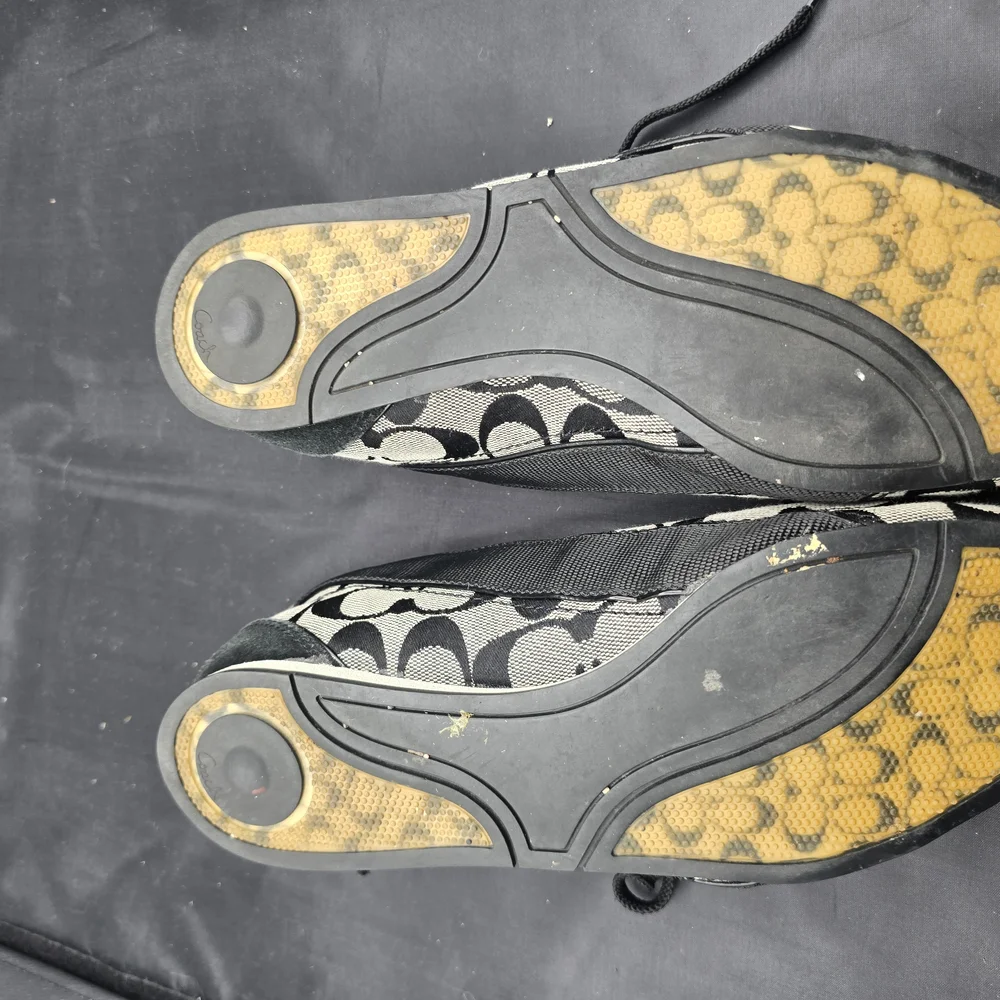 Coach Black and Gray‎ Sneakers with Signature Design